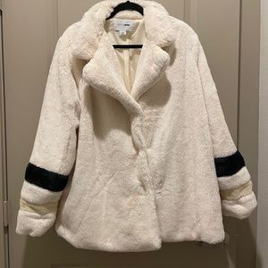 Fashion Nova Coat, White, Size 2x